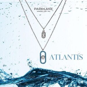 Park Lane Atlantis Silver and Blue Necklace